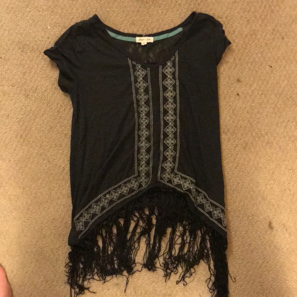 Boho Fringe Shirt